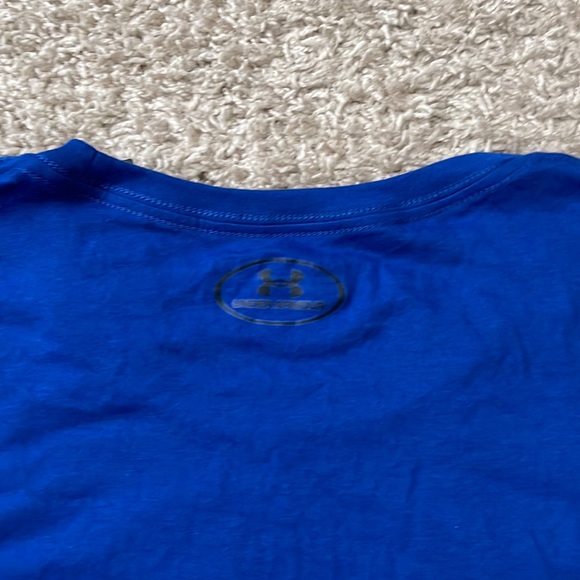 NWT Under Armour HeatGear Blue/Yellow Steph Curry SC T-Shirt 1330512 Size 2XL - Picture 5 of 7